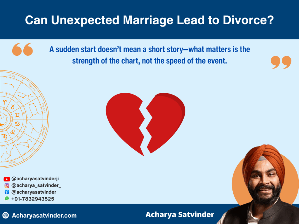 Can Unexpected Marriage Lead to Divorce?