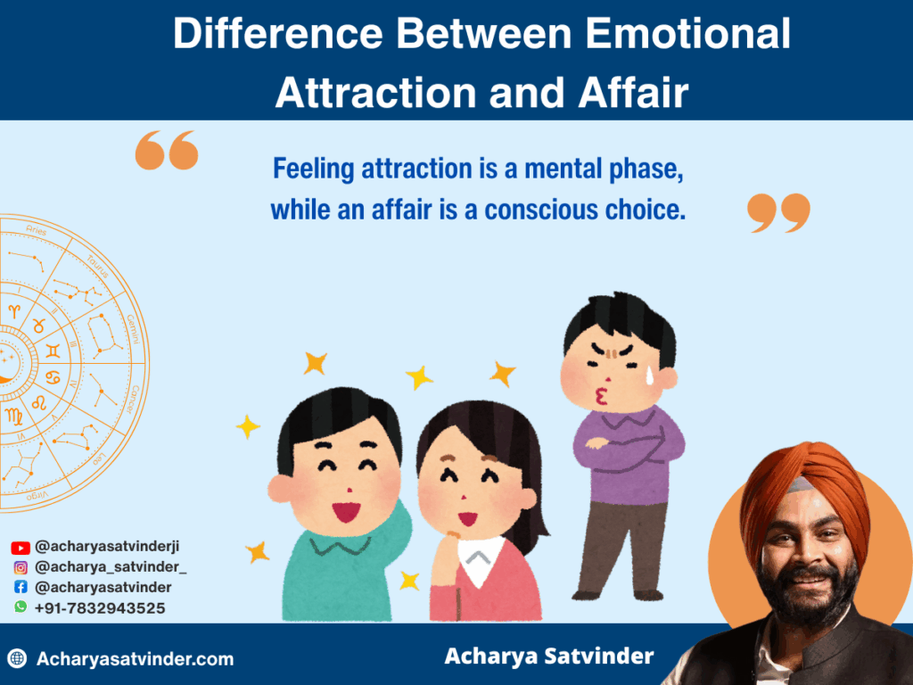 Difference Between Emotional Attraction and Affair