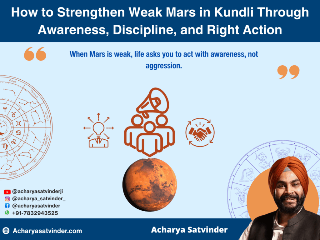How to Strengthen Weak Mars in Kundli and What Does it Mean
