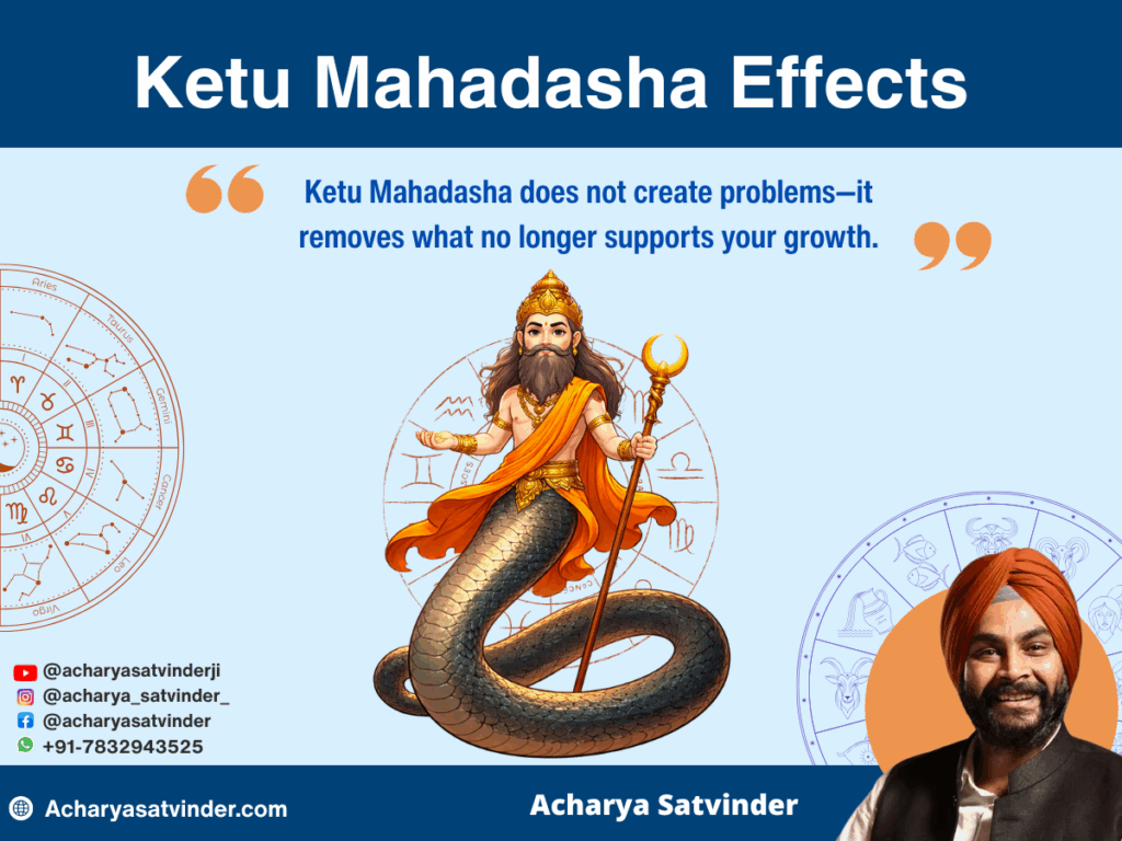 Ketu Mahadasha Effects: What Ketu Represents in Vedic Astrology