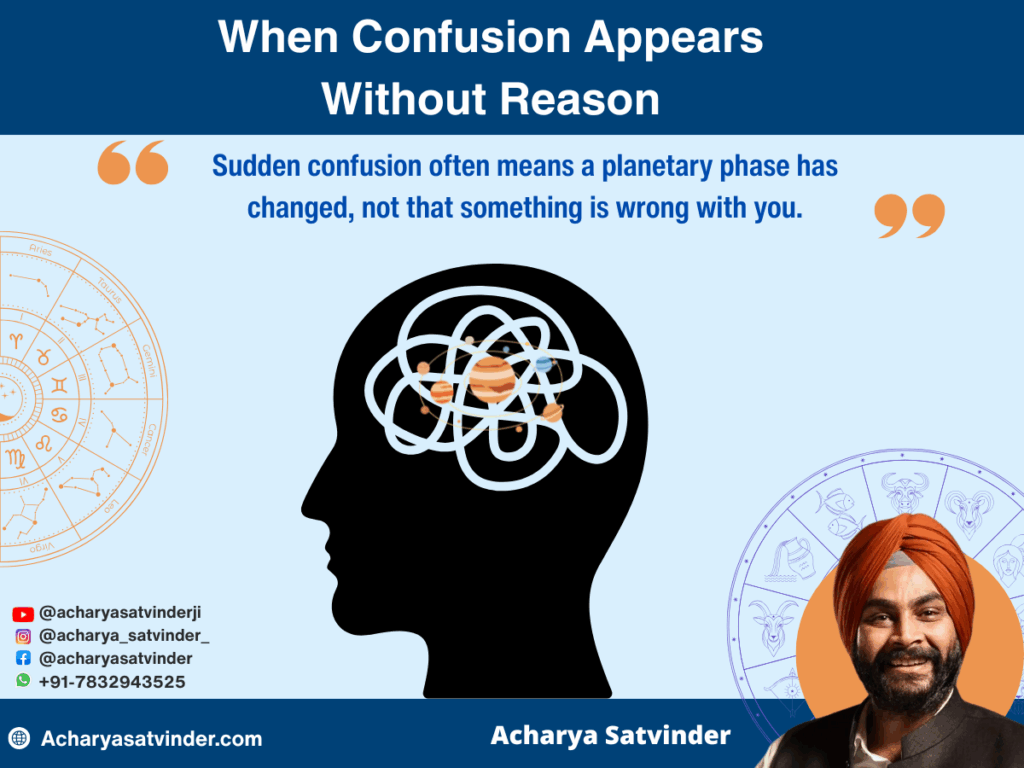 When Confusion Appears Without Reason