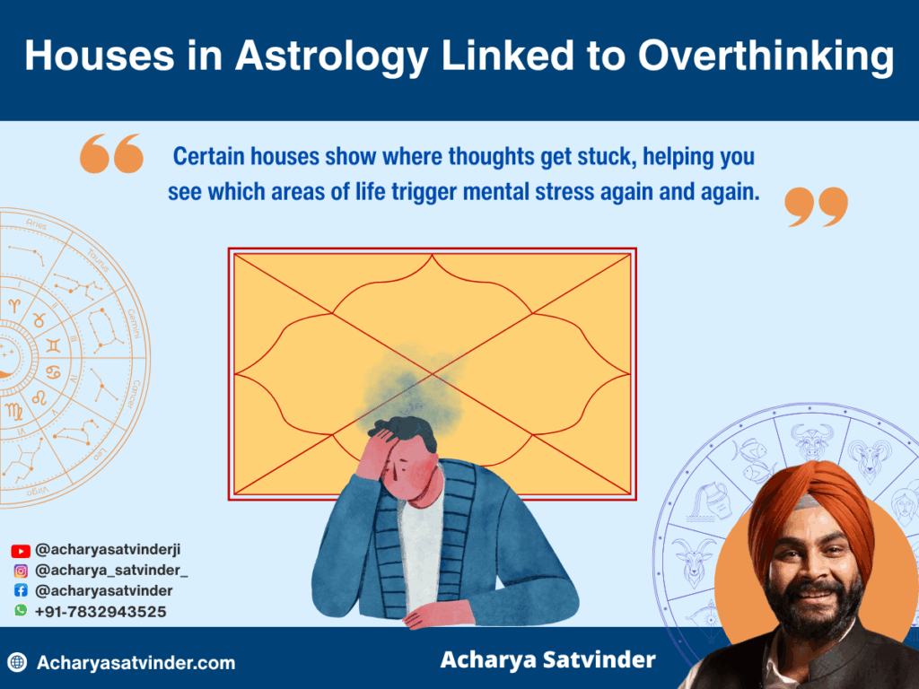 Houses in Astrology Linked to Overthinking
