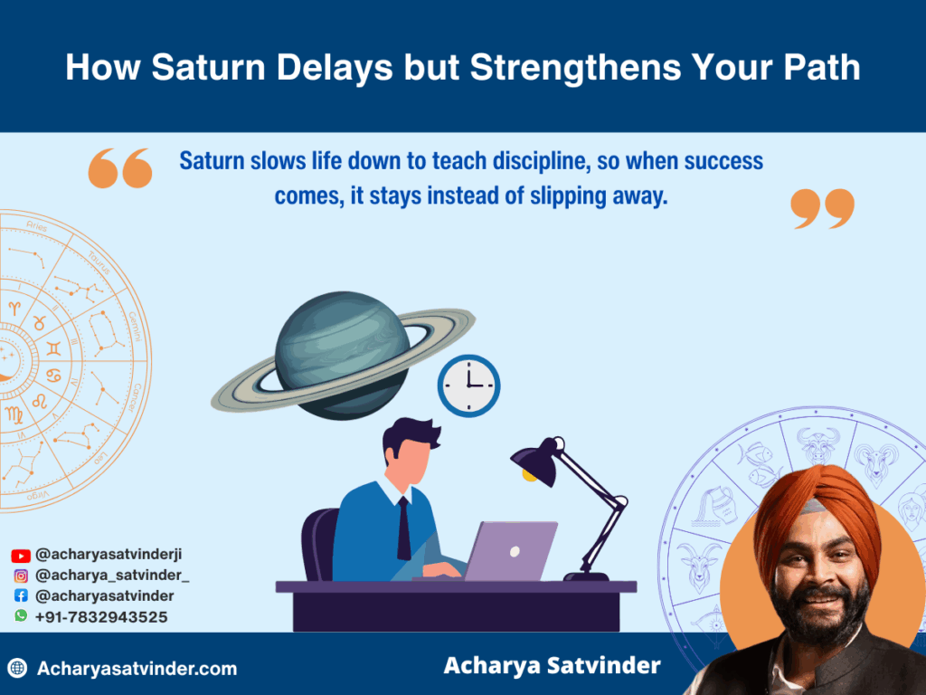How Saturn Delays but Strengthens Your Path