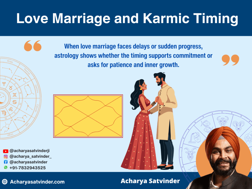Love Marriage and Karmic Timing