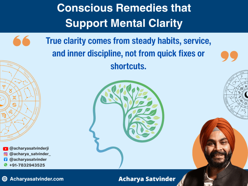 Conscious Remedies that Support Mental Clarity