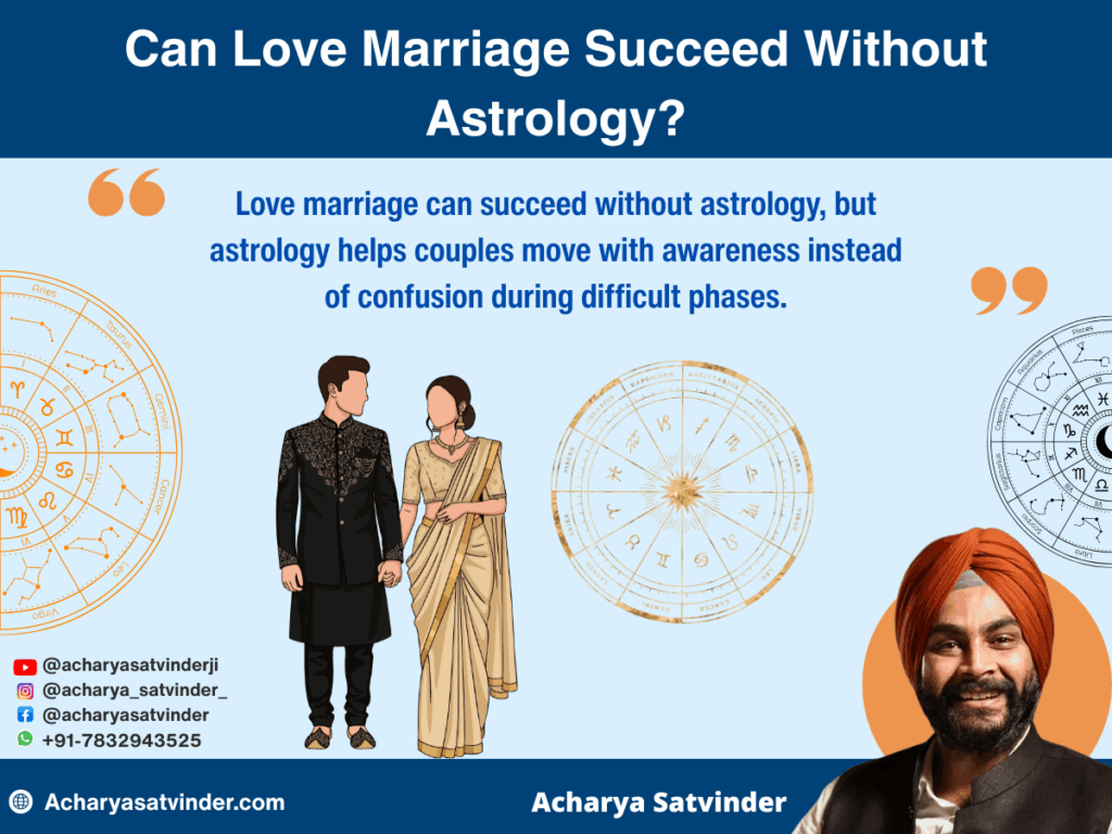 Can Love Marriage Succeed Without Astrology?