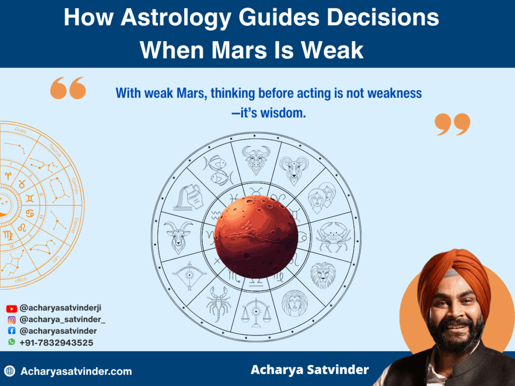How Astrology Guides Decisions When Mars Is Weak