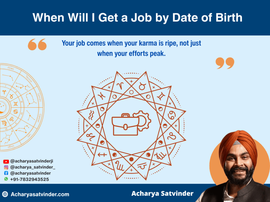 When Will I Get a Job by Date of Birth?