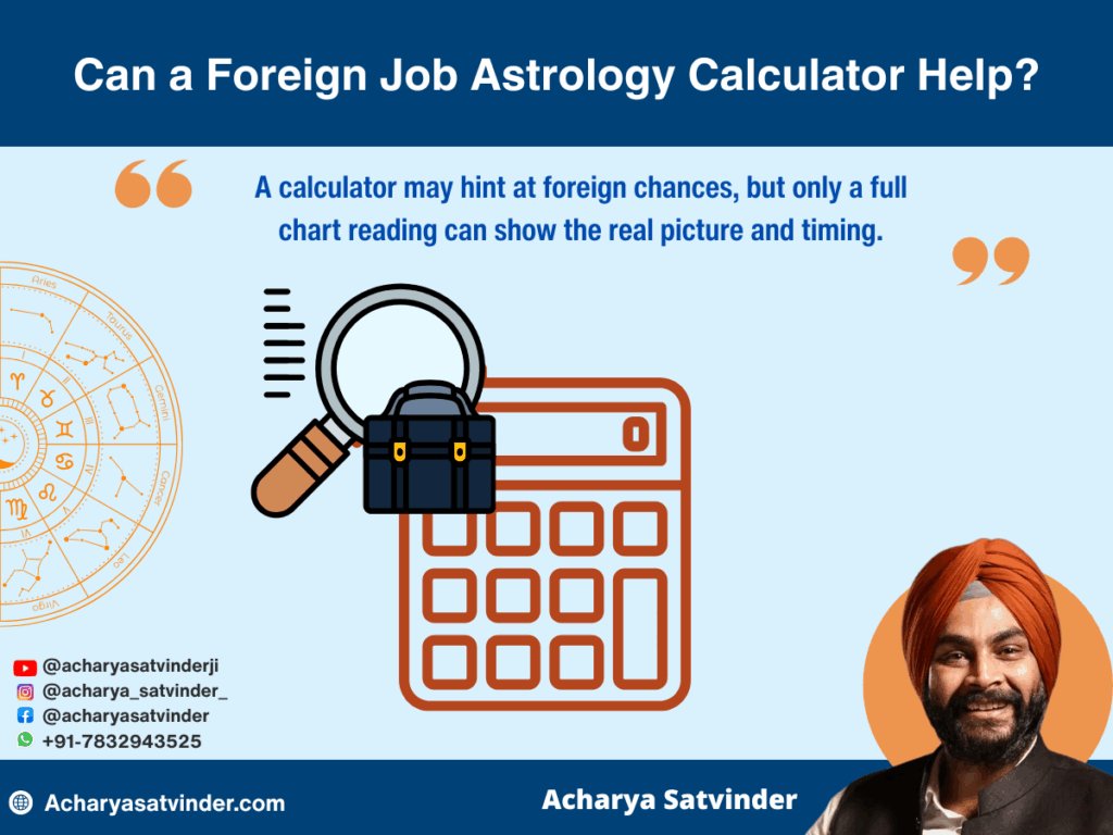 Can a Foreign Job Astrology Calculator Help?