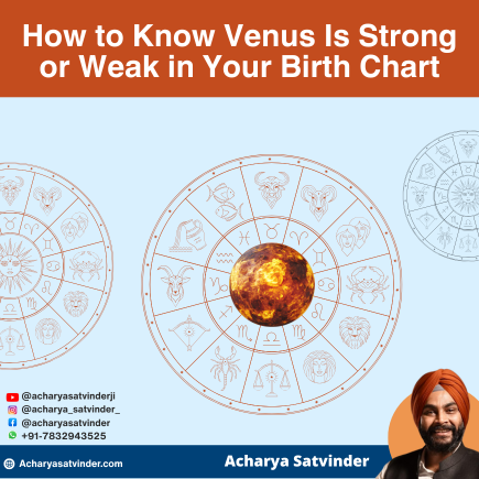 Read more about the article How to Know Venus Is Strong or Weak in Your Birth Chart?