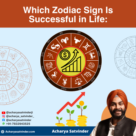 Read more about the article Which Zodiac Sign Is Successful in Life: A Vedic Astrology Perspective