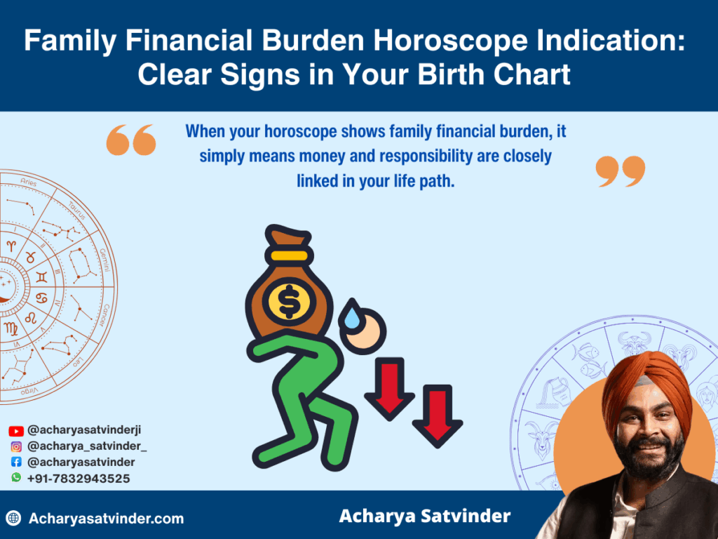 What Family Financial Burden Horoscope Indication Really Means