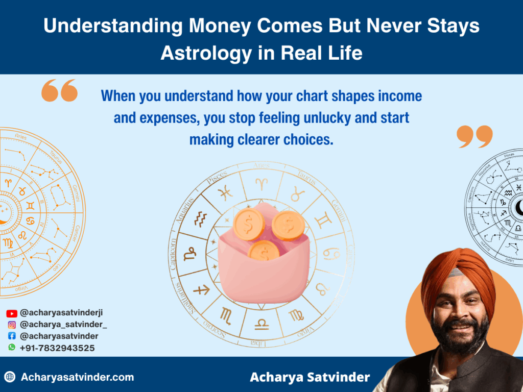 Understanding Money Comes But Never Stays Astrology in Real Life