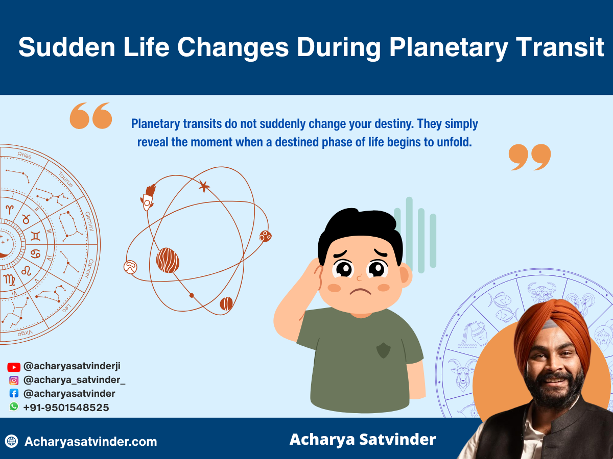 Sudden Life Changes During Planetary Transit: What Planetary Transit Means in Astrology