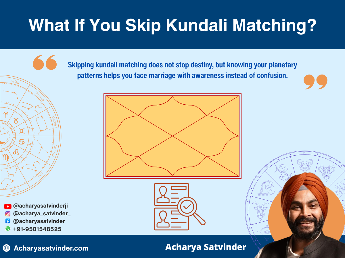What If You Skip Kundali Matching?