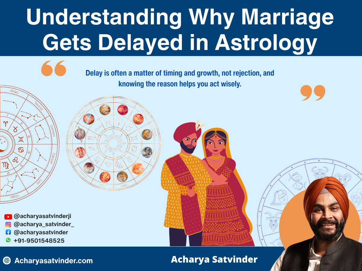 Understanding Why Marriage Gets Delayed in Astrology 