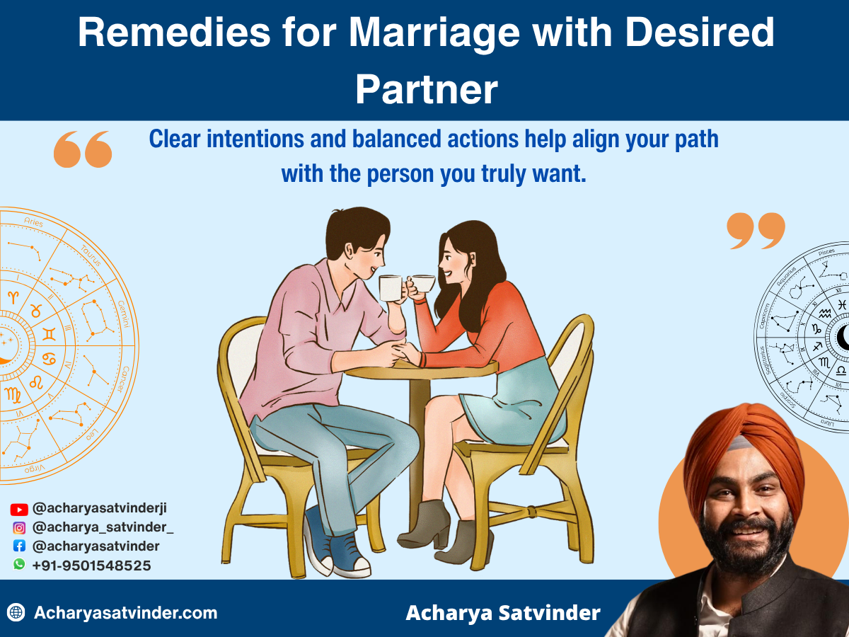 Remedies for Marriage with Desired Partner 