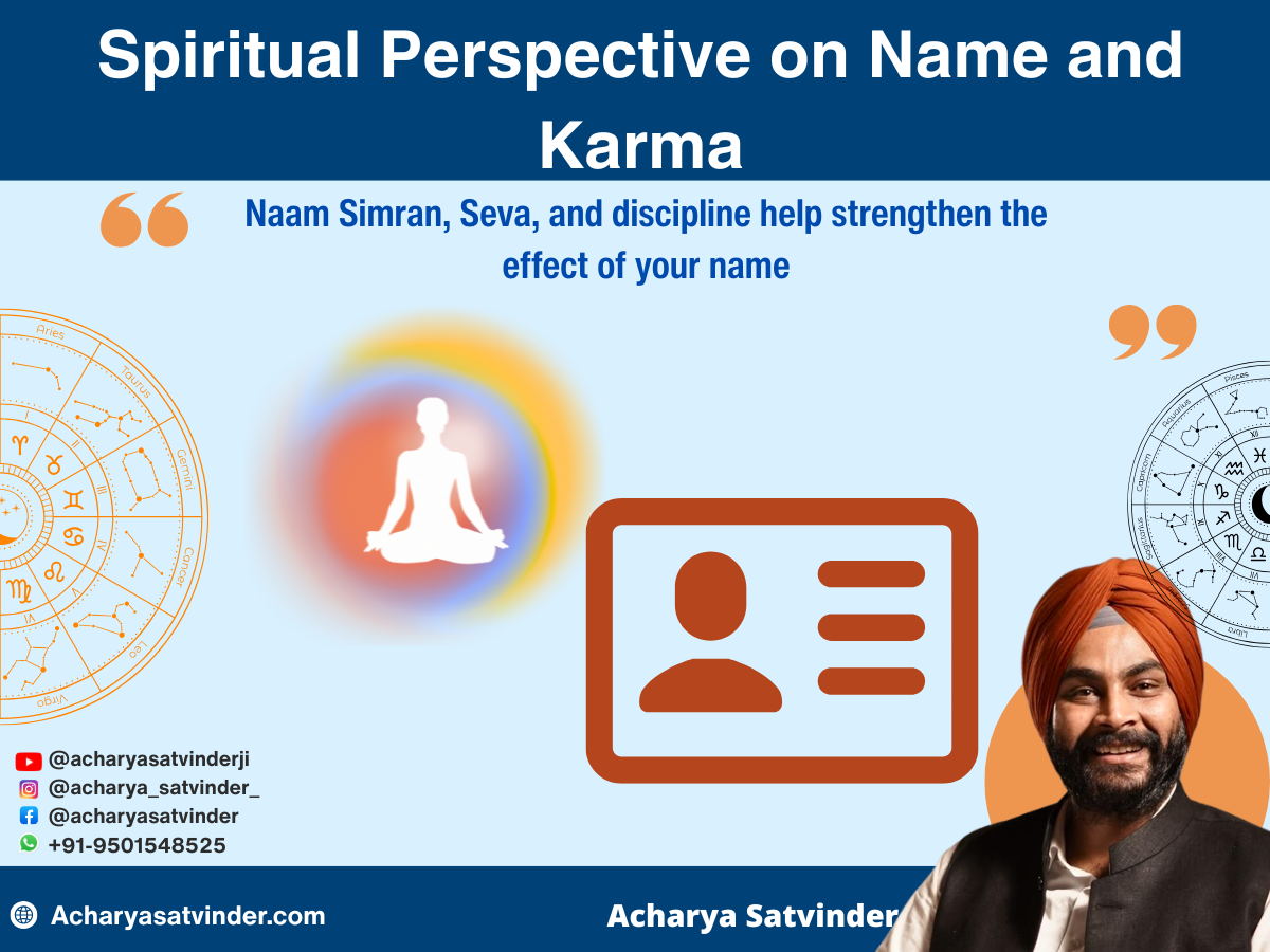 Spiritual Perspective on Name and Karma