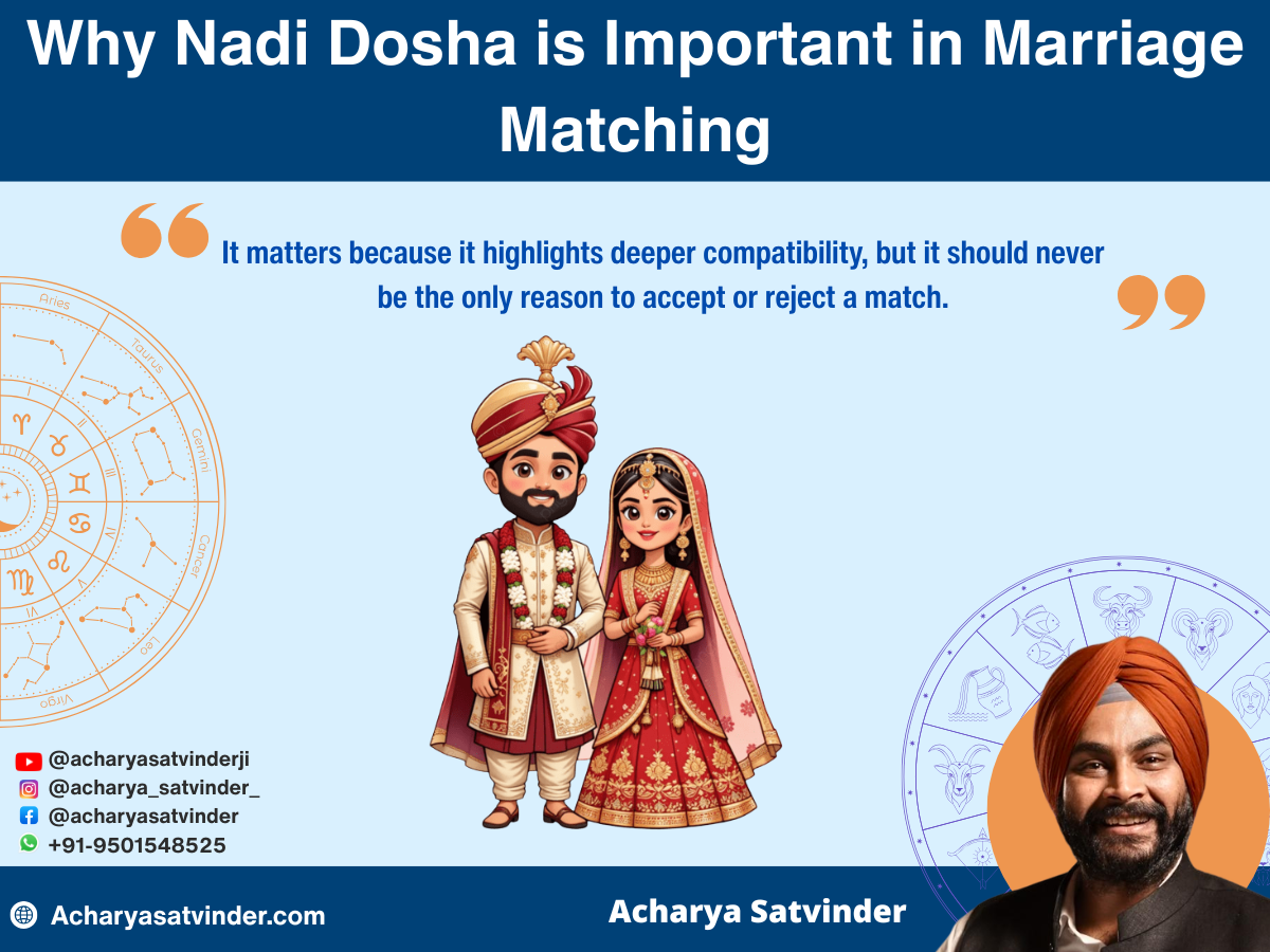 Why Nadi Dosha is Important in Marriage Matching 
