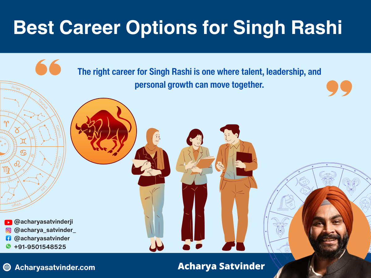 Best Career Options for Singh Rashi 