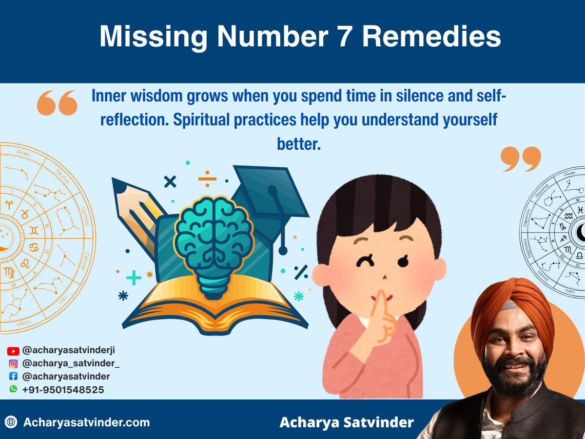 Missing Number 7 Remedies 