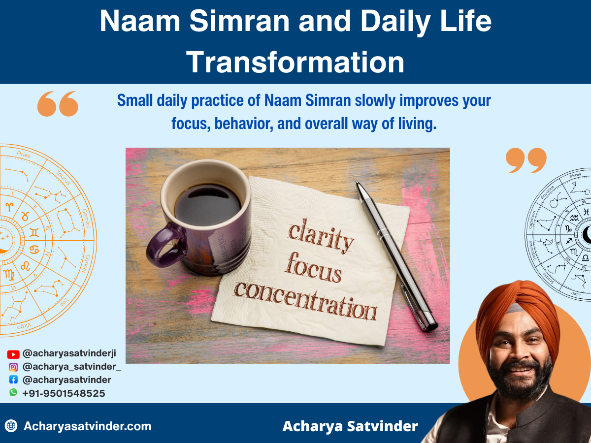 Naam Simran and Daily Life Transformation 