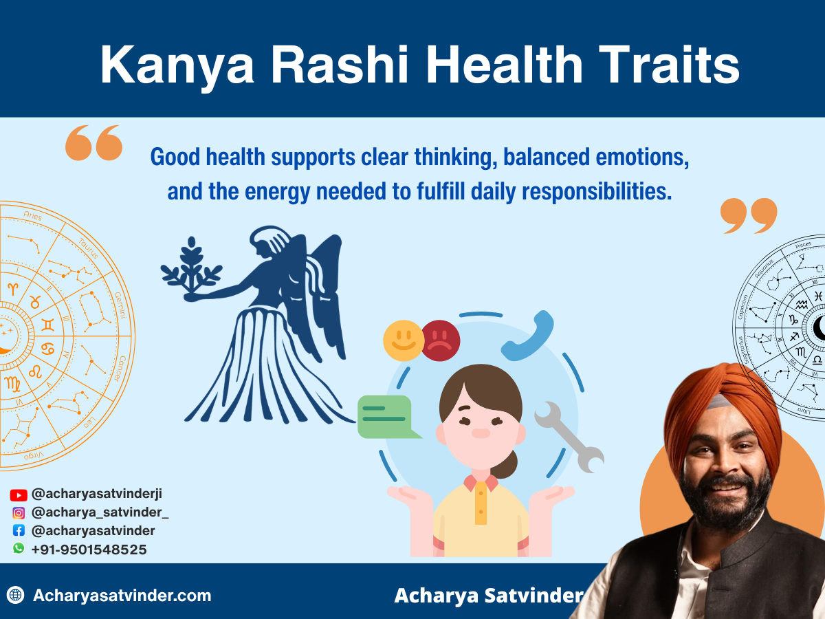 Kanya Rashi Health Traits 