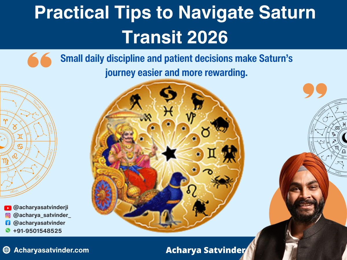 Practical Tips to Navigate Saturn Transit 2026 