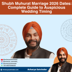Read more about the article Shubh Muhurat Marriage 2026 Dates: Complete Guide to Auspicious Wedding Timing