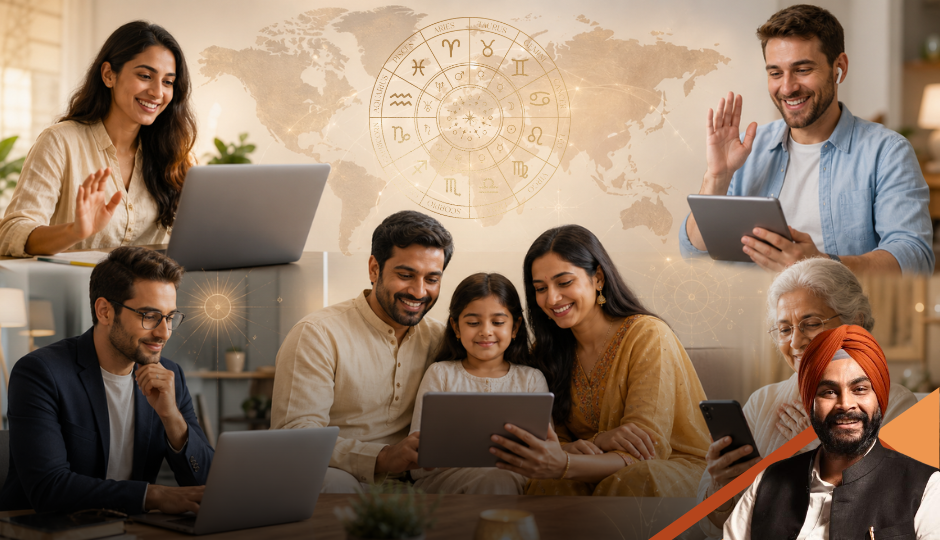 Worldwide online astrology consultation by Acharya Satvinder Singh in India Canada USA UK Australia UAE and abroad