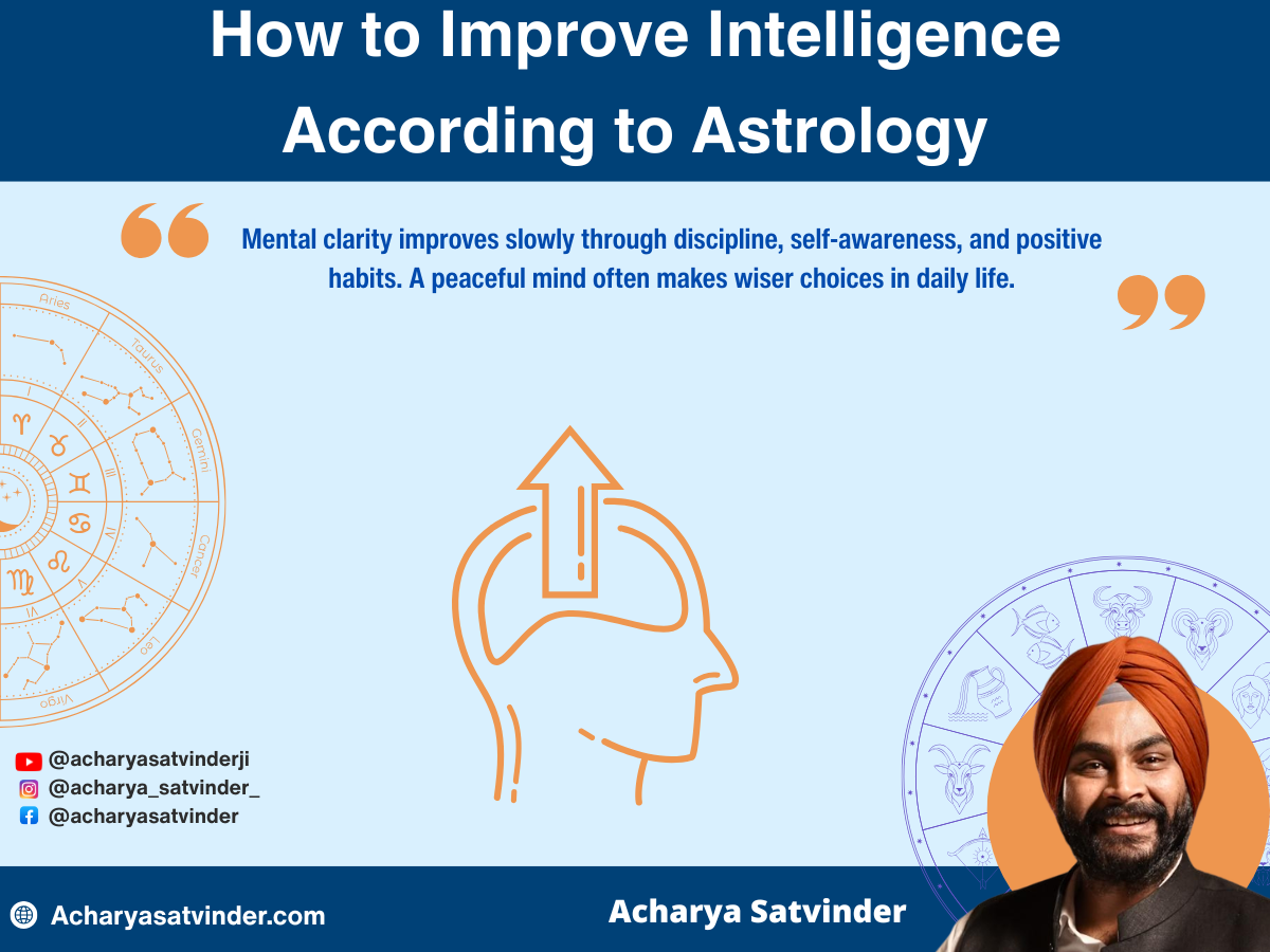 How to Improve Intelligence According to Astrology