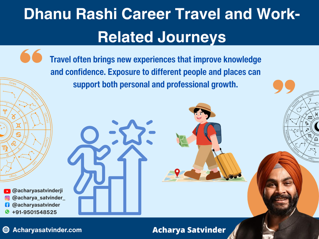Dhanu Rashi Career Travel and Work-Related Journeys 