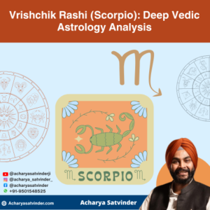 Read more about the article Vrishchik Rashi (Scorpio): Deep Vedic Astrology Analysis