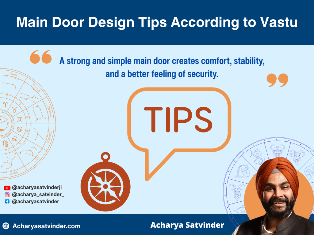 Main Door Design Tips According to Vastu