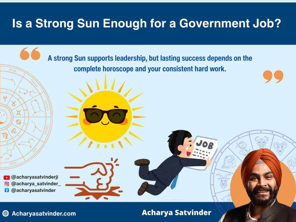 Is a Strong Sun Enough for a Government Job?