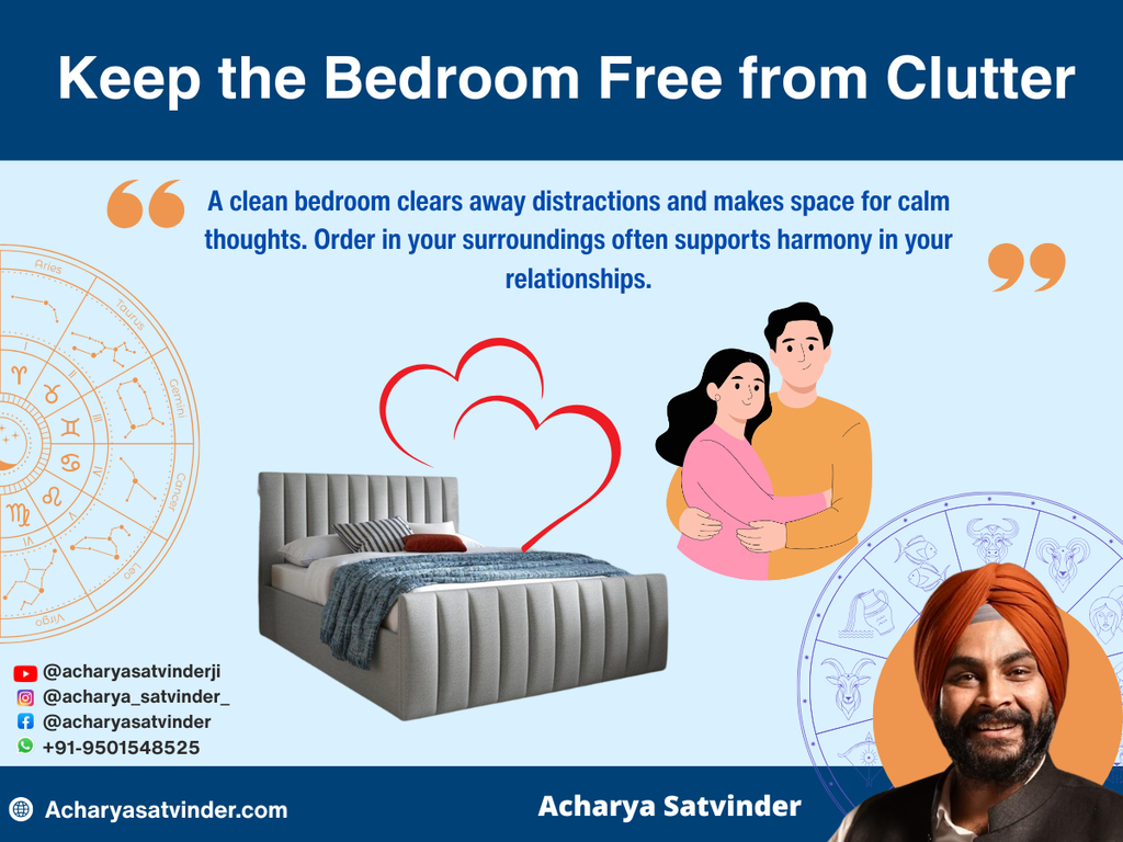 Keep the Bedroom Free from Clutter