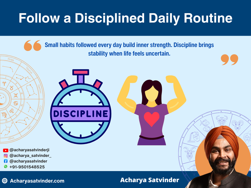Follow a Disciplined Daily Routine 