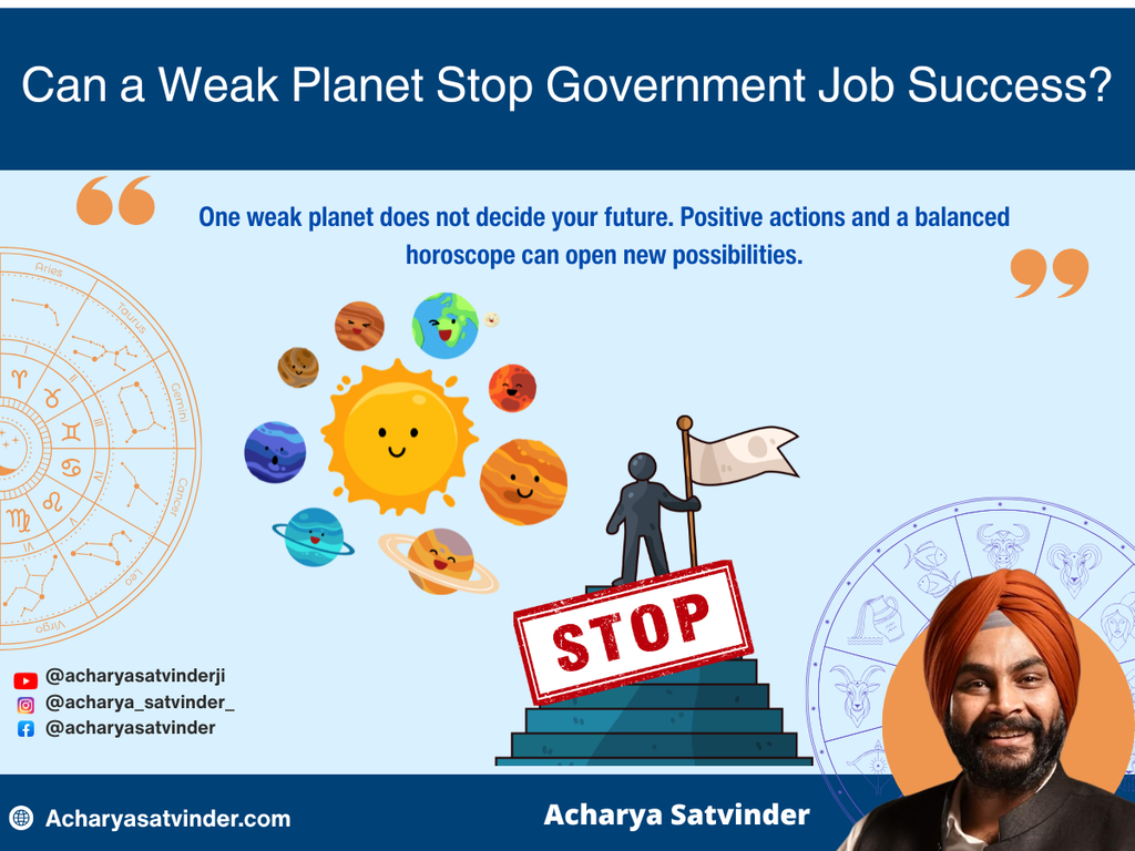 Can a Weak Planet Stop Government Job Success?