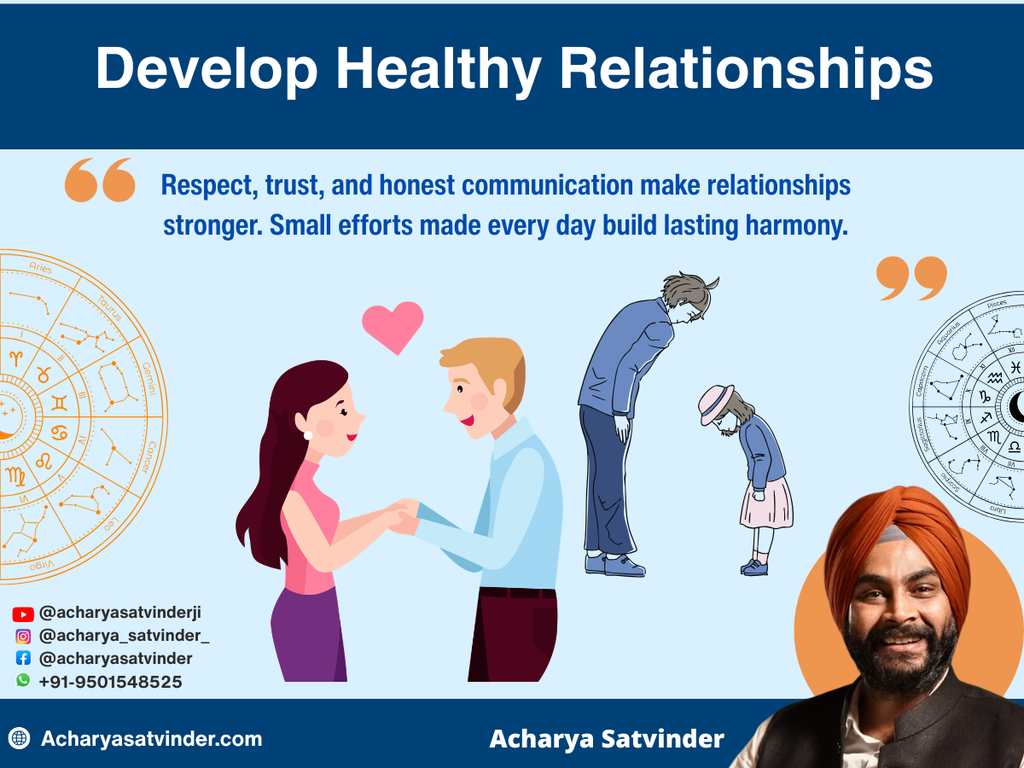Develop Healthy Relationships 
