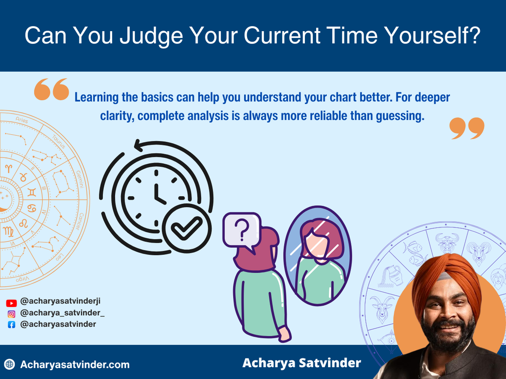 Can You Judge Your Current Time Yourself?