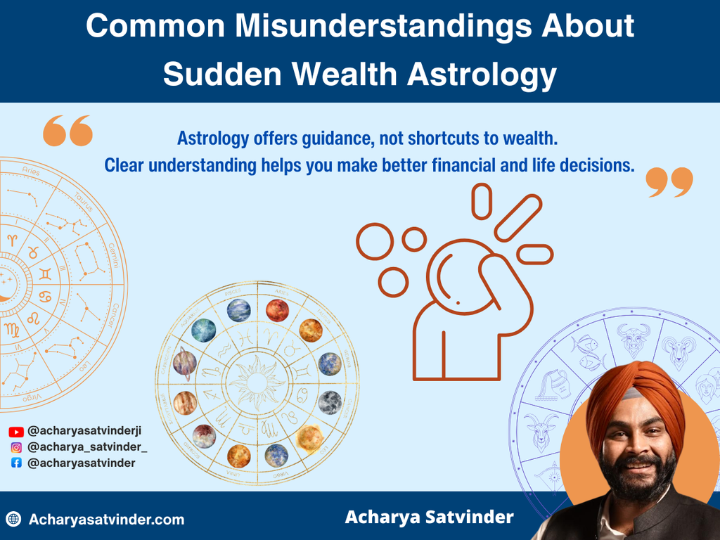 Common Misunderstandings About Sudden Wealth Astrology