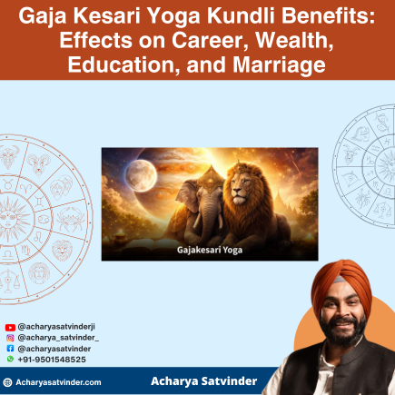 Read more about the article Gaja Kesari Yoga Kundli Benefits: Effects on Career, Wealth, Education, and Marriage