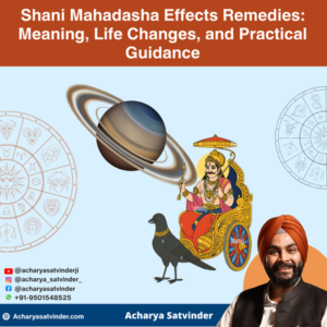 Read more about the article Shani Mahadasha Effects Remedies: Meaning, Life Changes, and Practical Guidance