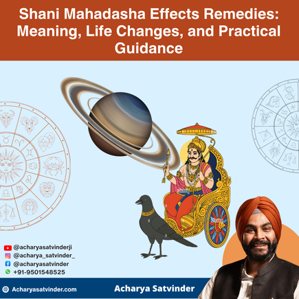 Read more about the article Shani Mahadasha Effects Remedies: Meaning, Life Changes, and Practical Guidance