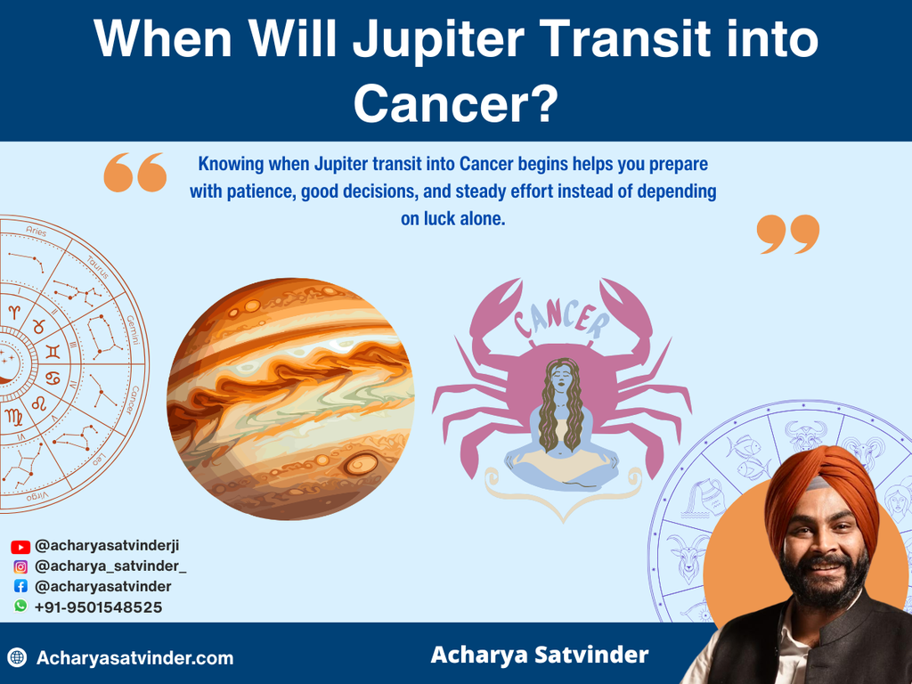 When Will Jupiter Transit into Cancer?
