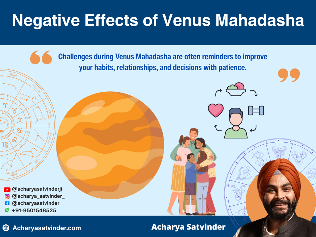 Negative Effects of Venus Mahadasha