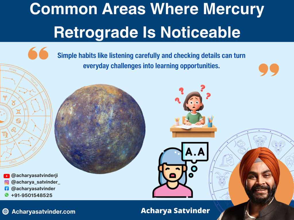 Common Areas Where Mercury Retrograde Is Noticeable 