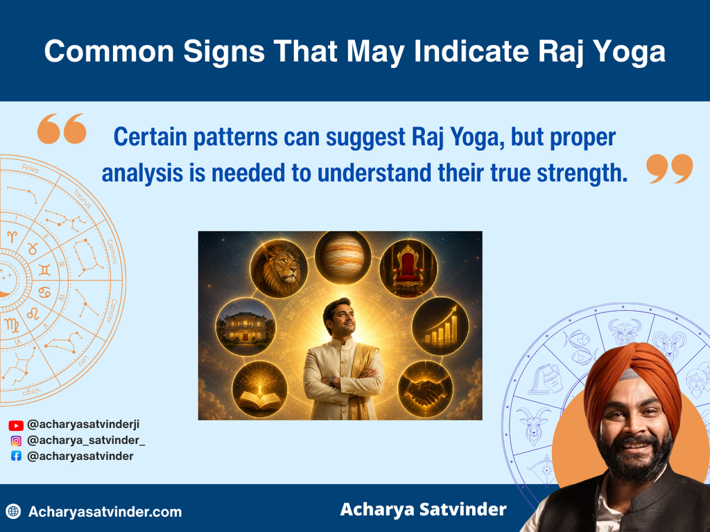 Common Signs That May Indicate Raj Yoga
