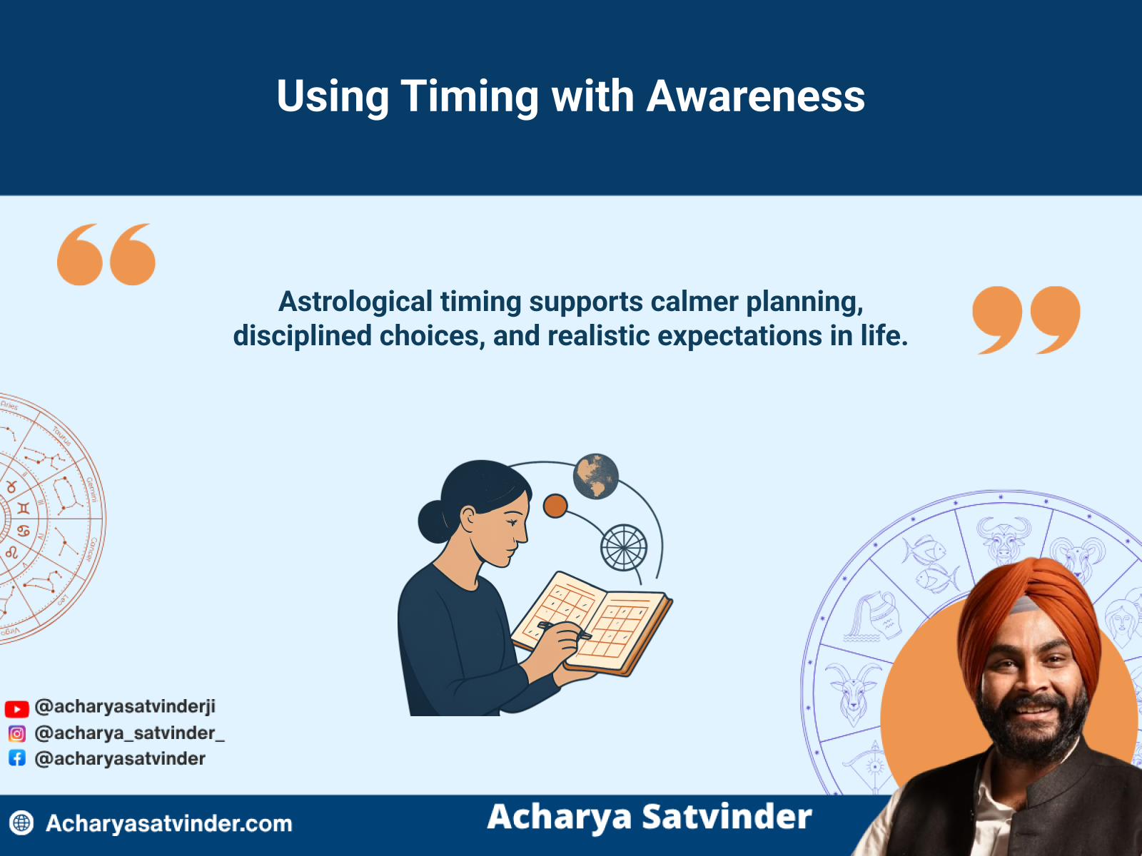 Person using kundli timing for disciplined planning and thoughtful life decisions