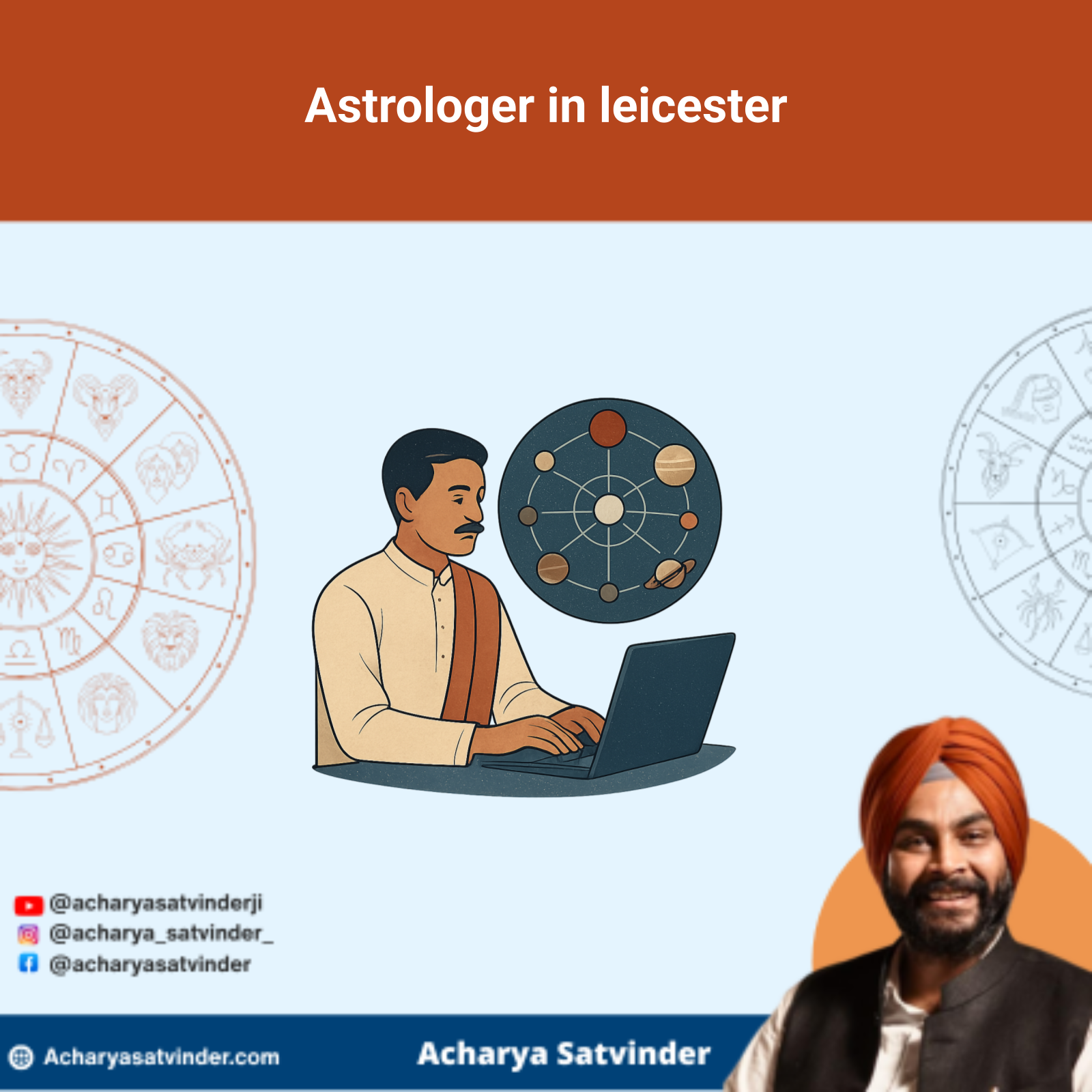 Read more about the article Astrologer in leicester for Clear Online Vedic Guidance